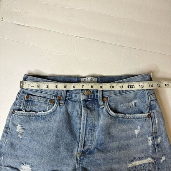 Agolde Parker Vintage Denim Shorts SZ. 25 - Picture 5 of 7